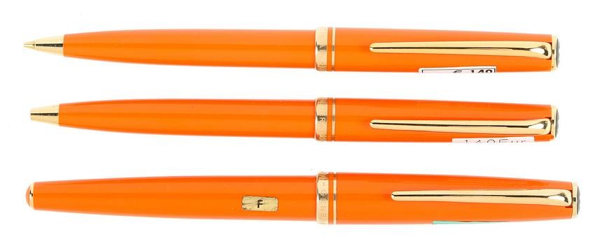 MONTBLANC Orange GENERATION Set of Three Instruments