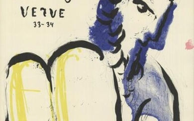 Marc Chagall - Bible Verve, 1956 - 1956 Lithograph 25"