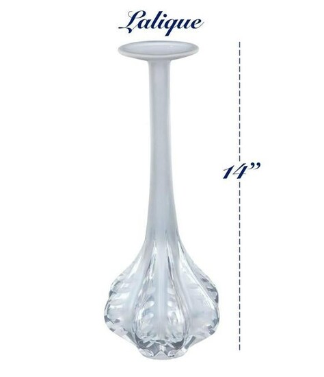 Marie-Claude Lalique Claude Stick Neck Vase