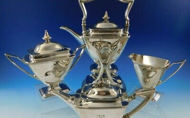 Mary Chilton by Towle Sterling Silver Tea Set Kettle Creamer Sugar 4pc
