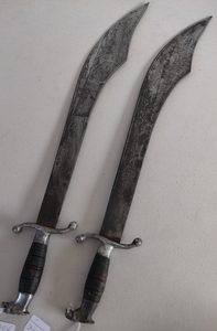 Matched Pair of Mexican Swords