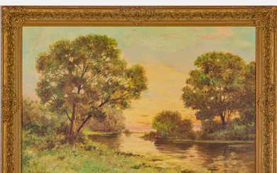 Michael Califano , (1890-1979) - River Landscape