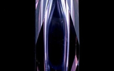 Murano purple glass vase