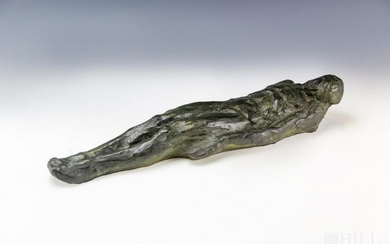 Mystery Artist Bronze Modern Nude Male Sculpture