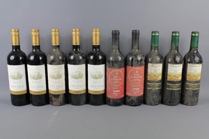 Nine Bottles of All-World and Spanish Wines. This lot includ...