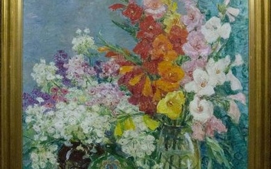 Oil painting Flowers Khitrova Tamara Aleksandrovna