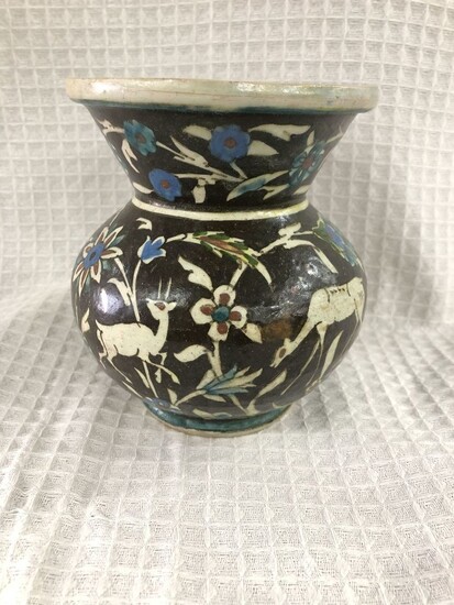 Old vase ceramic Armenia 16x13cm