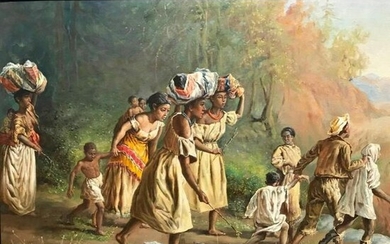 On To Liberty, Runaway Slaves Oil Painting