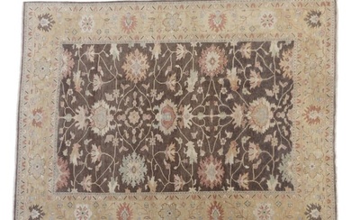 Oriental Oushak Carpet, 9' 2 x 12' 1.
