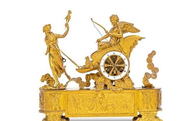Orologio in bronzo. Epoca primi del XIX secolo.