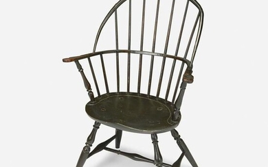 Painted sack-back Windsor armchair, circa 1800