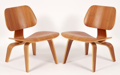 Pair of Eames for Herman Miller LCW Chairs 2006
