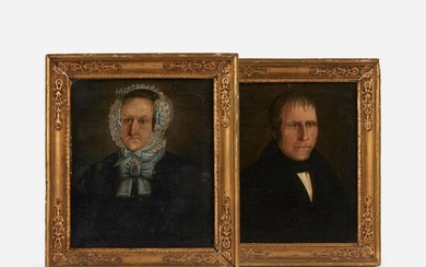 Pair of Victorian Oil Portraits