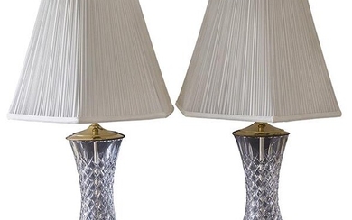 Pair of Waterford Crystal Table Lamps
