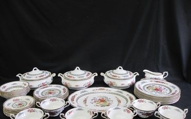 Paragon Tree of Kashmir pattern tea and dinner service to co...