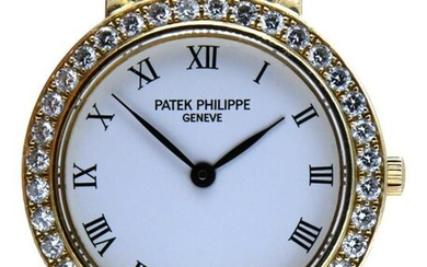 Patek Philippe 18K Gold & Diamond Calatrava Watch