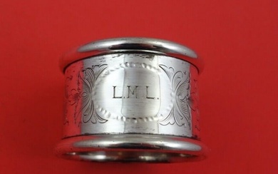 Pattern Unknown by Towle Sterling Silver Napkin Ring 1 1/4"W x 1 7/8"Dia.