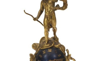 Pendulette de style Louis XVI en bronze