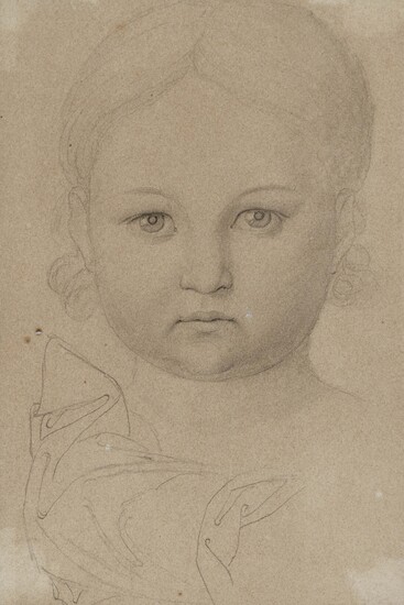 Peter Rittig1789 Koblenz - 1840 Rome, attribué Portrait d'une jeune fille Portrait en demi-longueur et...