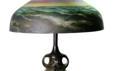 Pittsburgh Continuous Wave on Owl Base Lamp