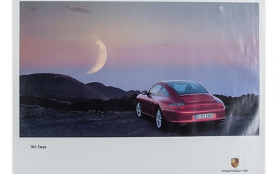 Porsche 911 Targa Advertising Poster