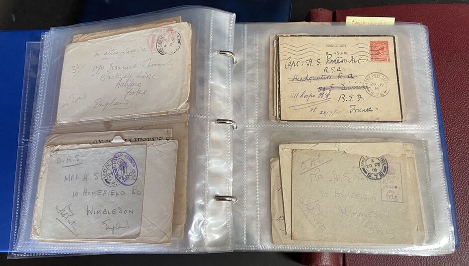 Postal History Collections & Balances Great Britain World War I postal history collection