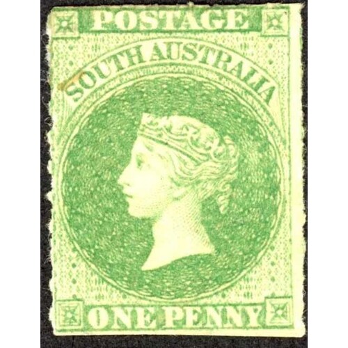 RANGE ON STOCKCARD inc. 1856/58 Adelaide Print 2d used (4 - ...