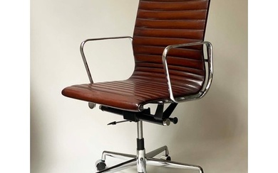 REVOLVING DESK CHAIR, Charles and Ray Eames inspired with ri...