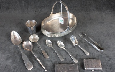 RUSSIAN SILVER HOLLOWARE AND FLATWARE GROUP