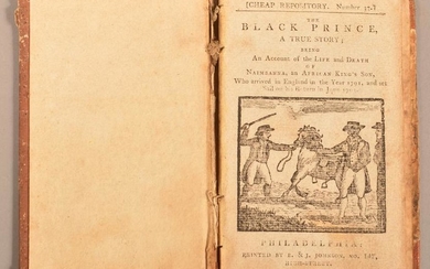 Rare 1800 Philadelphia Chapbook Black Prince