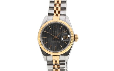 Rolex A wristwatch of 18k gold and steel. Ref. 69173. Mechanical movement...
