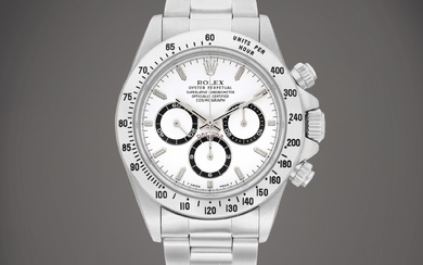 Rolex Cosmograph Daytona, Reference 16520 | A stainless steel chronograph wristwatch with bracelet, Circa 1997 | 勞力士 | Cosmograph Daytona 型號16520 | 精鋼計時鏈帶腕錶，約1997年製