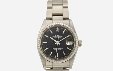 Rolex, 'Datejust' stainless steel wristwatch, Ref. 1603
