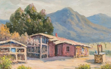 Rolla Taylor (1872-1970), "Franklin Mountain", oil
