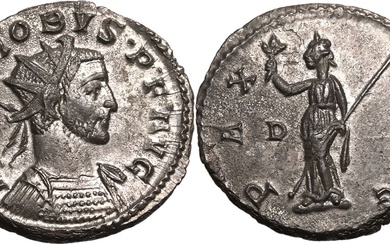Roman Empire Probus AD 282 BI Antoninianus About Extremely Fine; much silvering remaining