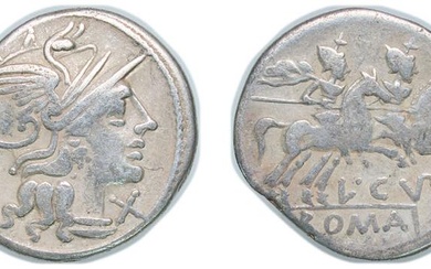 Rome Roman Republic (ancient) 147 BC AR Denarius (Cupiennia: Lucius...