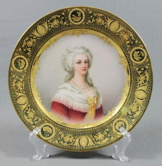 Royal Vienna Porcelain Cabinet Pate Signed