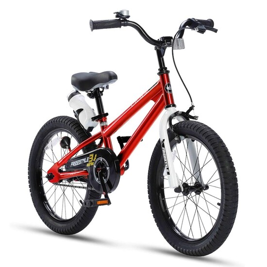 RoyalBaby Freestyle 18" Kids Bike in Red