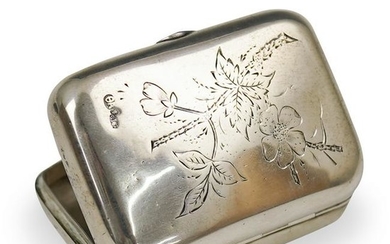 Russian Silver Ivan Andreyevich Ado Box