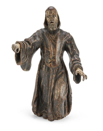 SCULPTURE OF ST. FRANCIS OF PAOLA - LATE 16TH CENTURY