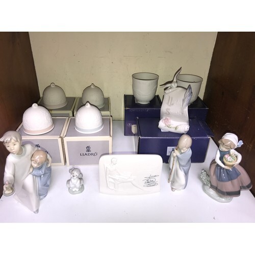 SECTION 6. A mixed collection of Lladro including four Campa...