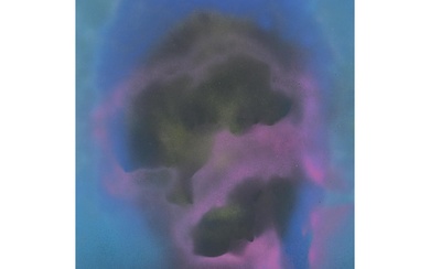 SIDNEY NOLAN (1917-1992) Head c.1968 spray enamel on paper 121 x 80.5cm (sheet)