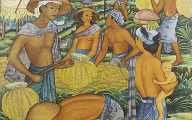 Sadia, Wayan (b. Panestanan, Ubud, Bali, 1939) Harvest