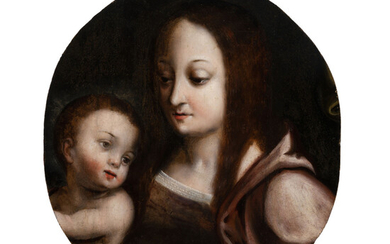 Scuola di Leonardo da Vinci (Milano, XVI secolo) Madonna...