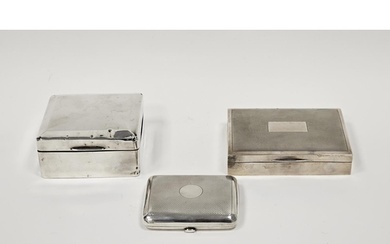 Silver cigarette case by Sampson Mordan & Co, London 1913, o...