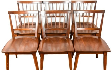 Six Mid Century Modern Willett Dining Chairs