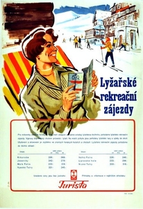 Ski Poster Ski Holidays in Slovak Tatry Mountains