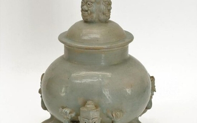 South Asian Figure Jar
