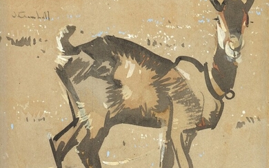 Study of a Goat, Joseph Crawhall, R.S.W.