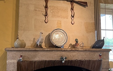 Sur la cheminée, Ensemble de céramiques émaillées... - Lot 6 - A.Blanchy | E.Lacombe - Bordeaux Chartrons - Bordeaux Enchères